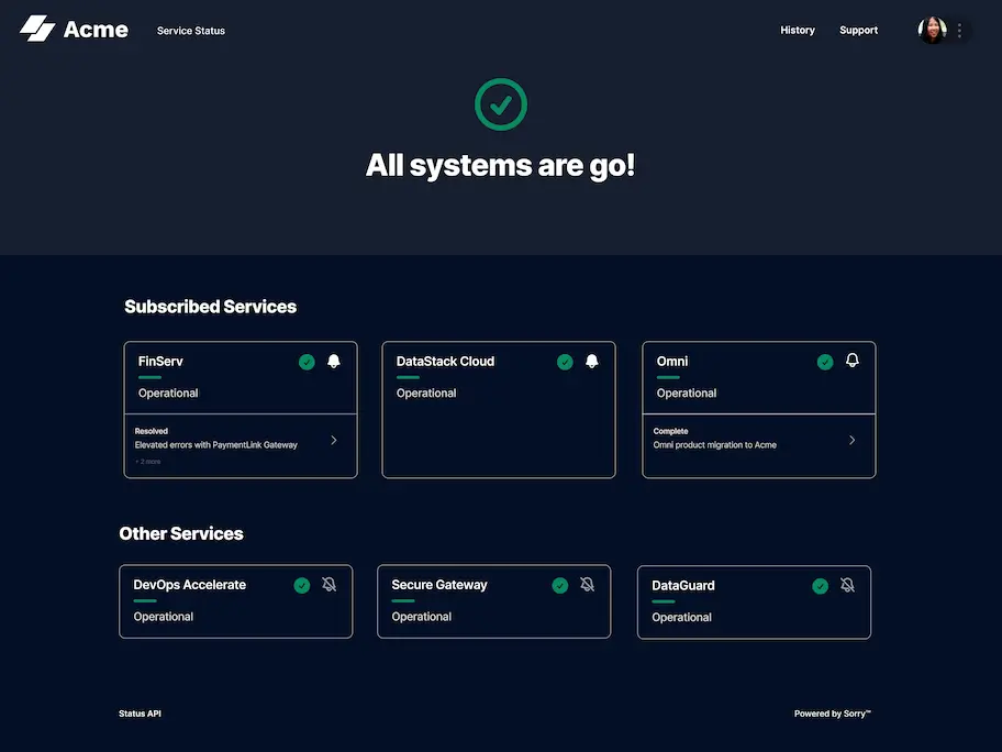 Logged in to a Collection